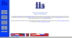 Desktop Screenshot of iisnl.com